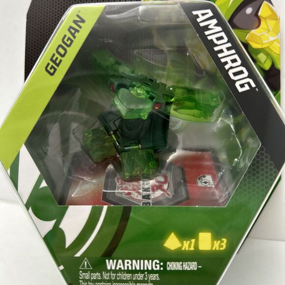 Bakugan Evolutions Geogan Amphrog Baku-Action Figure with Cards by Spin Master - Picture 3 of 9